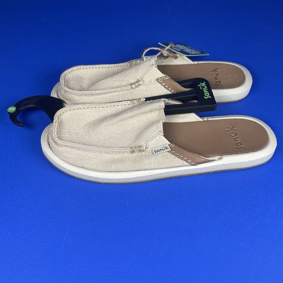 Sanuk You Got My Back Hemp Natural 100% Authentic Brand New Women’s 5 - Picture 2 of 8